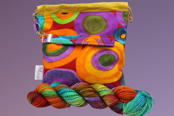 Small Farai Project Bag and Yarn Combo - HELIOS